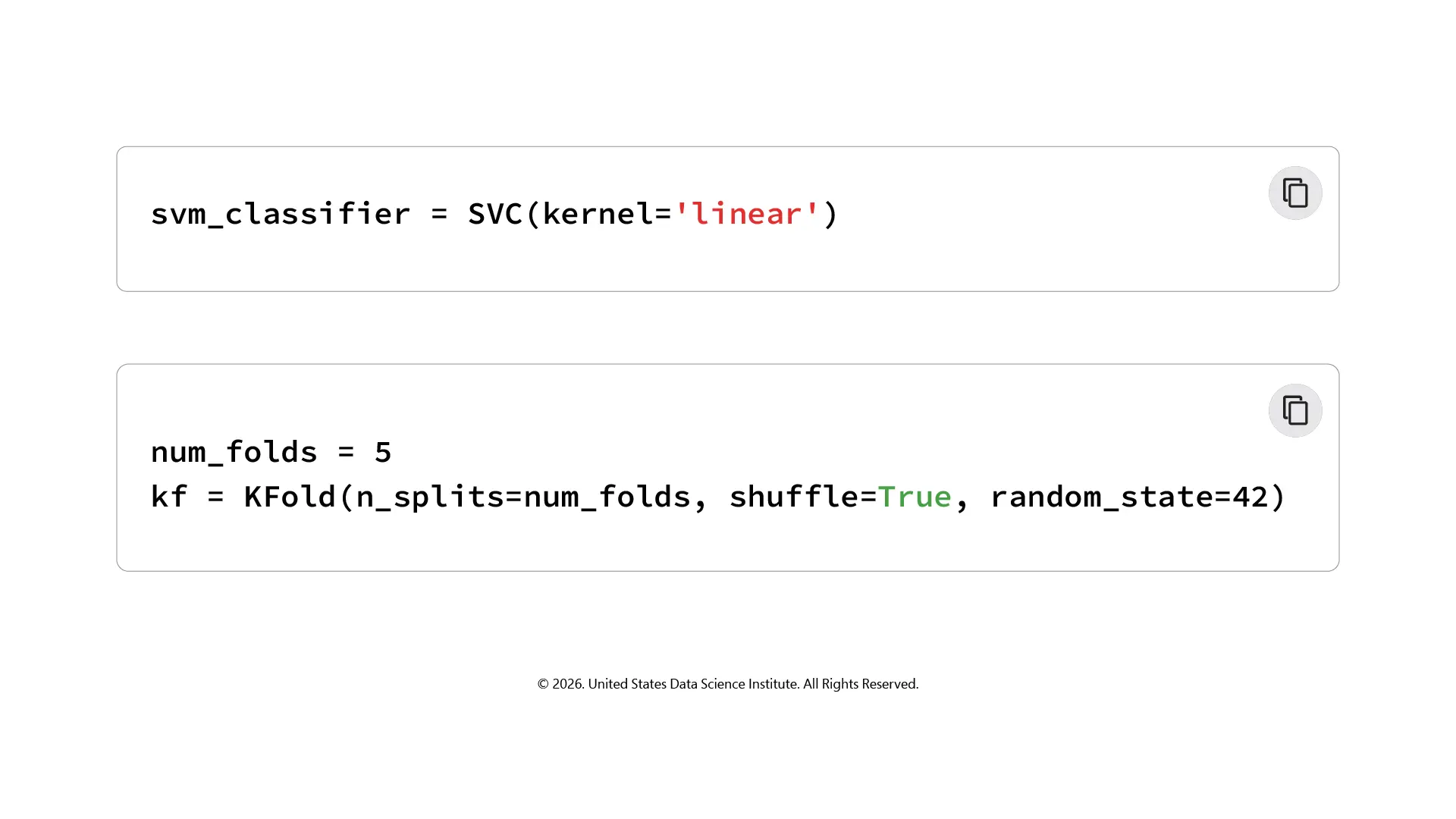 Define the Model and Configure the Folds