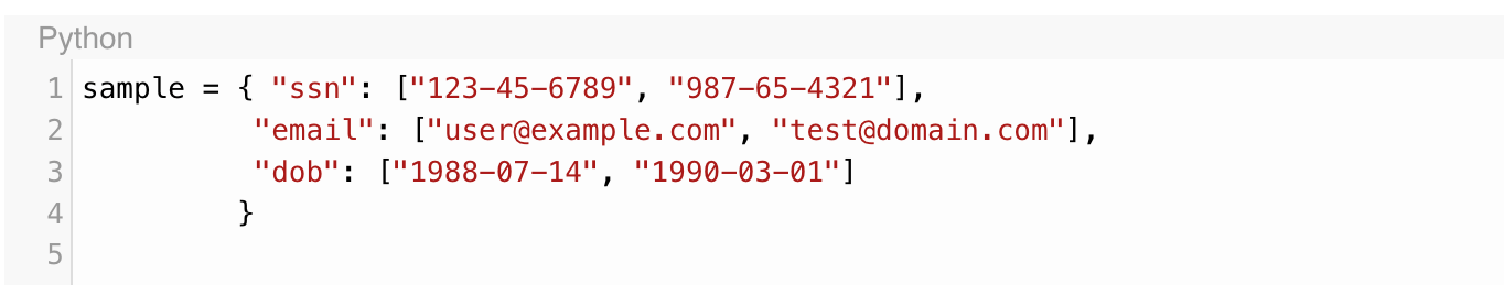 Sample Column Data for Context